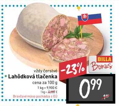 Lahôdková tlačenka 100 g