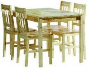 Stôl 75x118 cm, borovica