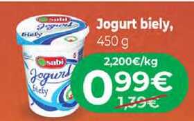 Sabi Jogurt biely, 450g v akcii