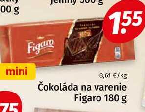 Figaro Čokoláda na varenie 180 g 