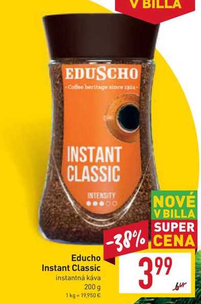 Eduscho Instant Classic instantná káva 200 g 