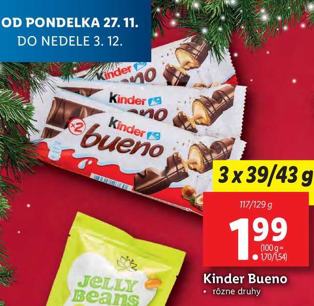 Kinder Bueno 3 x 43 g