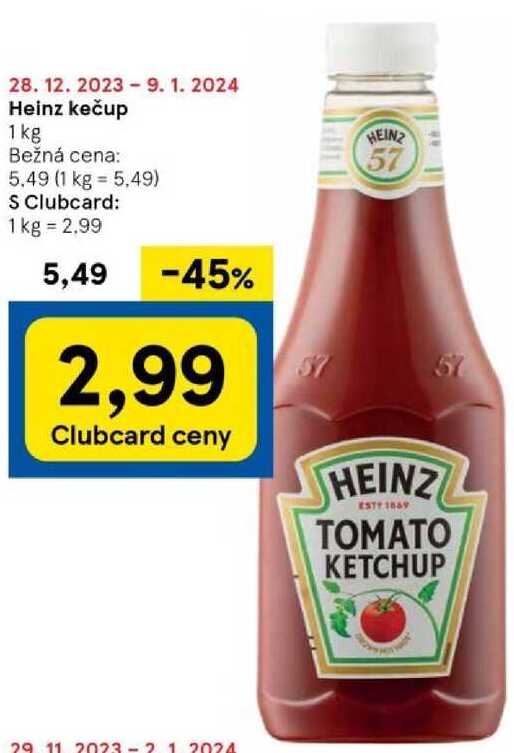 Heinz kečup, 1 kg