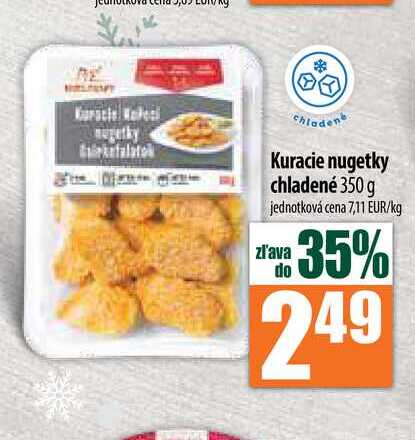 Kuracie nugetky chladené 350 g