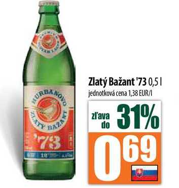 Bažant '73 0,5 l
