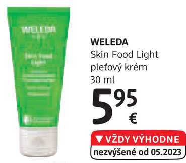 WELEDA Skin Food Light pleťový krém, 30 ml