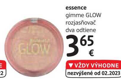 essence gimme GLOW rozjasňovač
