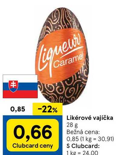 Likérové vajíčka, 28 g 