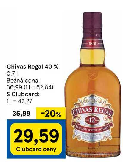 Chivas Regal 40 %, 0,7 l