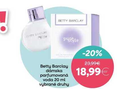 Betty Barclay dámska parfumovaná voda 20 ml 