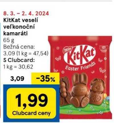 KitKat veselí veľkonoční kamaráti, 65 g