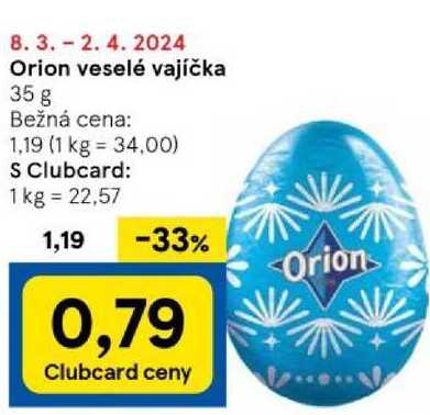 Orion veselé vajíčka, 35 g 