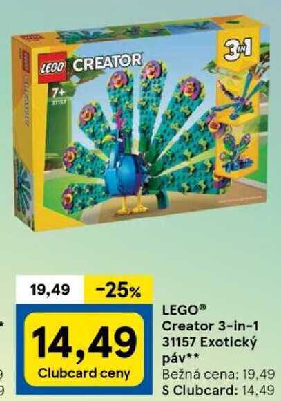 LEGO® Creator 3-in-1 31157 Exotický páv