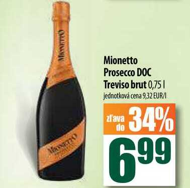 Mionetto Prosecco DOC Treviso brut 0,75 | 