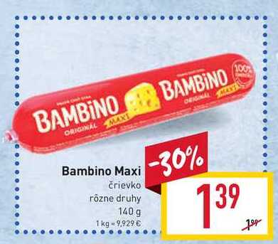 Bambino Maxi črievko 140 g