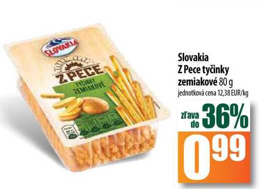 Slovakia Z Pece tyčinky zemiakové 80 g 
