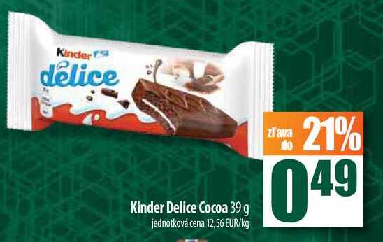 Kinder Delice Cocoa 39 g  