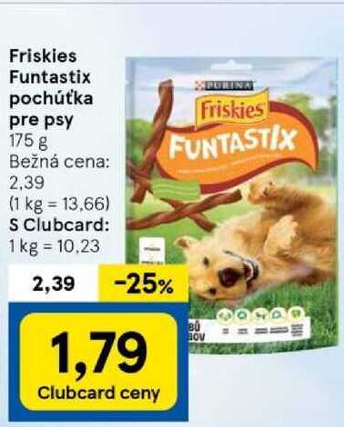 Friskies Funtastix pochúťka pre psy, 175 g 