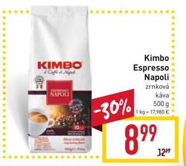 Kimbo Espresso Napoli zrnková káva 500 g 
