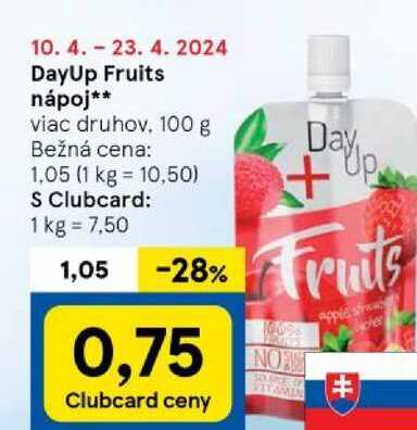 DayUp Fruits nápoj, 100 g 