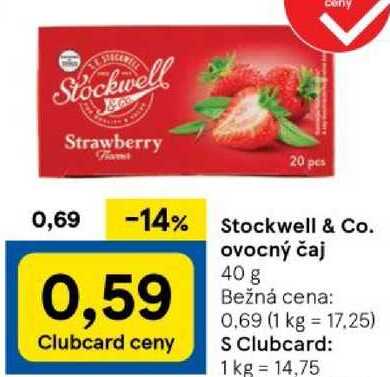 Stockwell & Co. ovocný čaj, 40 g