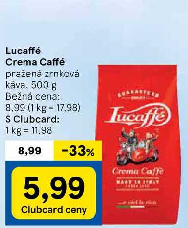 Lucaffé Crema Caffé, 500 g