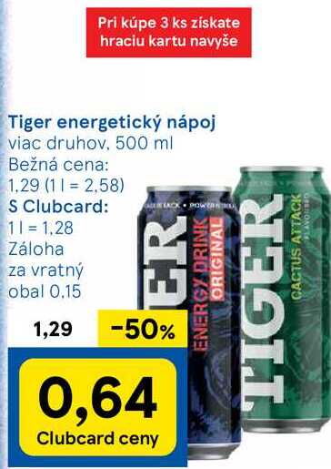 Tiger energetický nápoj, 500 ml
