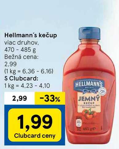 Hellmann's kečup, 470-485 g