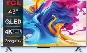 UHD Smart Android QLED TV TCL 43C643 (2023)