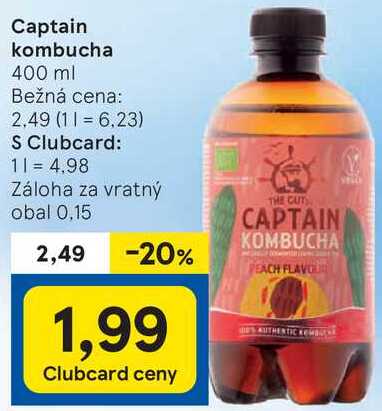Captain kombucha, 400 ml 