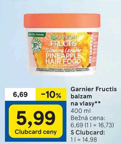 Garnier Fructis balzam na vlasy, 400 ml  