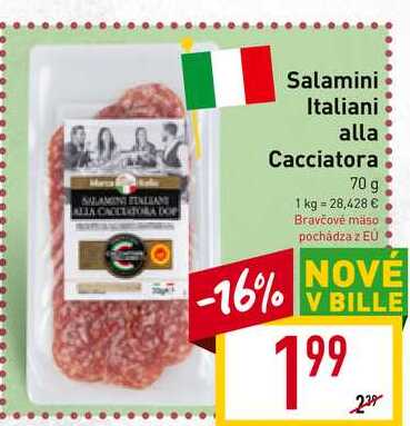 Salamini Italiani. alla Cacciatora 70 g 