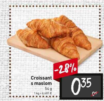 Croissant s maslom 54 g 