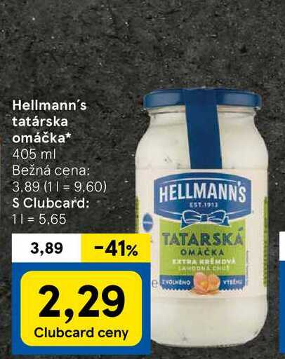 Hellmann's Tatárska omáčka 405 ml