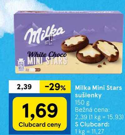 Milka Mini Stars 150 g