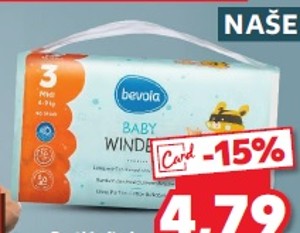 Bevola Baby Destké plienky