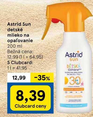 Astrid Sun detské mlieko na opaľovanie, 200 ml 