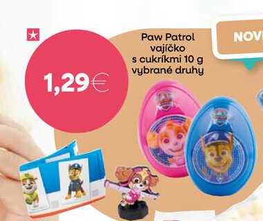 Paw Patrol vajíčko s cukríkmi 10 g