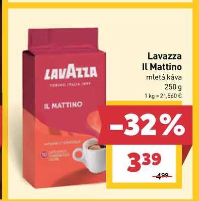 Lavazza Il Mattino mletá káva 250 g 