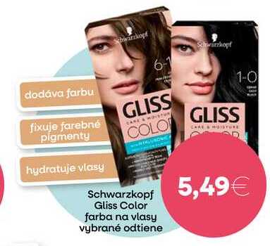 Schwarzkopf Gliss Color farba na vlasy