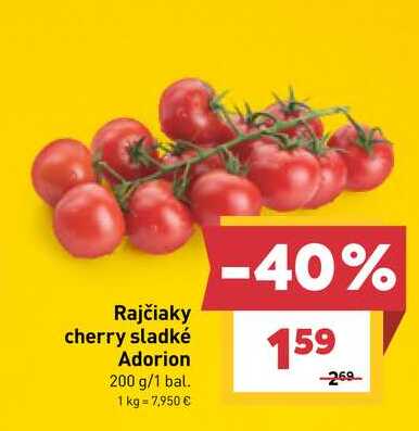 Rajčiaky cherry sladké Adorion 200 g