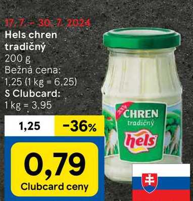 Hels chren tradičný, 200 g