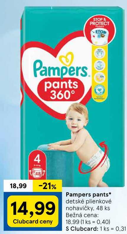 Pampers pants, 48 ks 