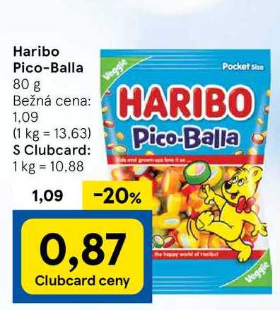 Haribo Pico-Balla, 80 g