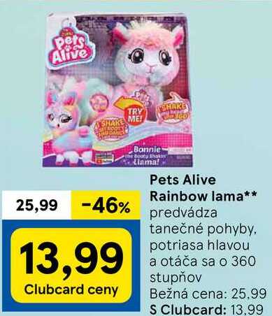 Pets Alive Rainbow lama