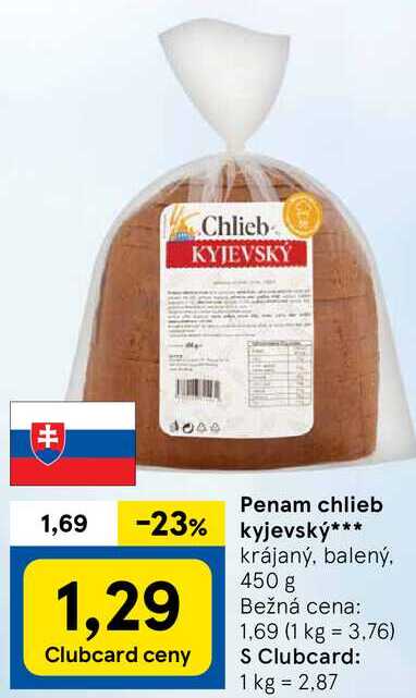 Penam chlieb kyjevský, 450 g