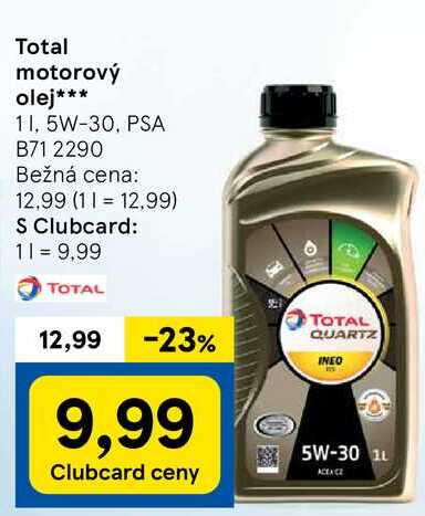 Total motorový olej, 1 l