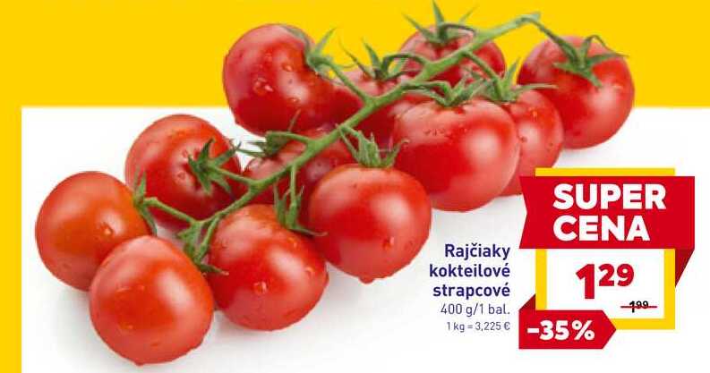 Rajčiaky kokteilové strapcové 400 g/1 bal. 