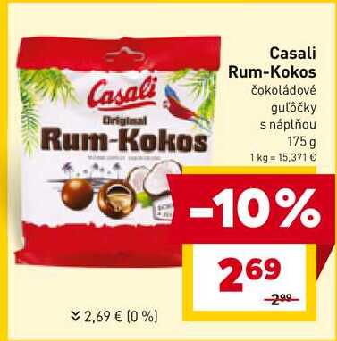 Casali Original Rum-Kokos 175g 