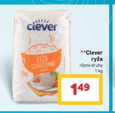 Clever ryža rôzne druhy 1kg